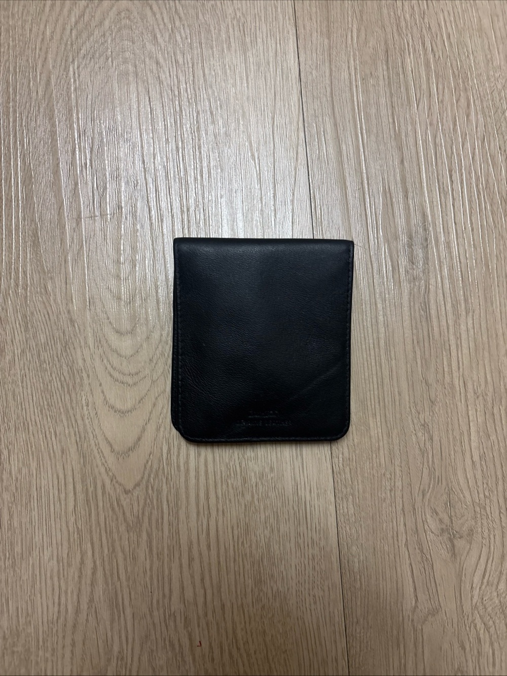 Men's Black Leather Card & Key Holder